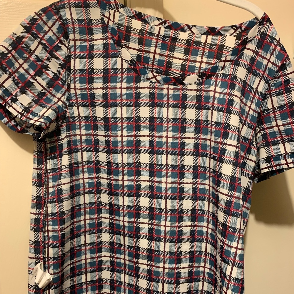 Plaid Gap Blouse xs